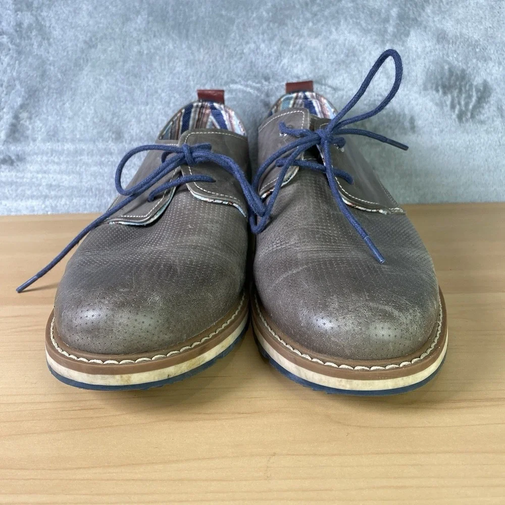Pikolinos Berna M8J Mens Size US 8.5-9 EUR 42 Grey Lace Up Oxford Preppy